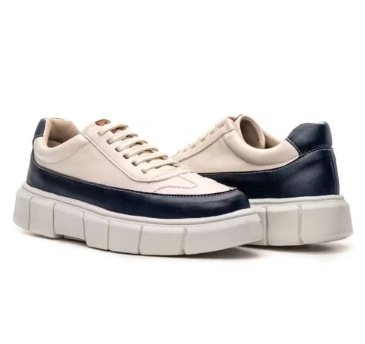 Tênis Masculino Casual Boss | Sola Alta Tendência Plataforma Camurça - K-lande