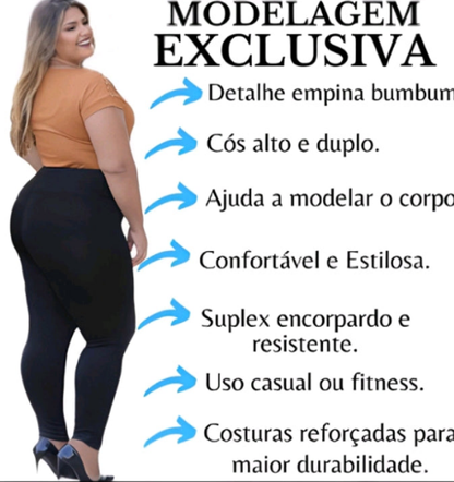Calça Legging Feminina Grossa | Conforto e Qualidade para Academia e Fitness - K-lande
