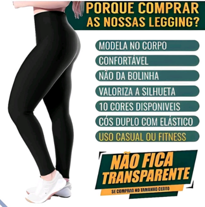 Calça Legging Feminina Grossa | Conforto e Qualidade para Academia e Fitness - K-lande
