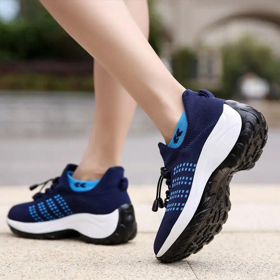 sapatos esportivos de fitness plataforma grossa altura - K-lande