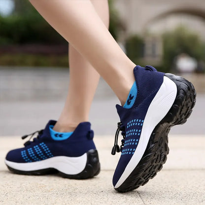 sapatos esportivos de fitness plataforma grossa altura - K-lande