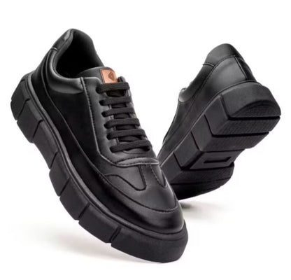 Tênis Masculino Casual Boss | Sola Alta Tendência Plataforma Camurça - K-lande