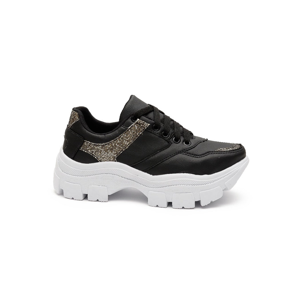 Tenis Adulto Feminino Sneaker Chunky Collor Plataforma Confortavel Original - K-lande