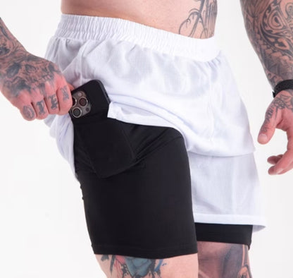 Shorts 2 em 1 Para Academia - K-lande
