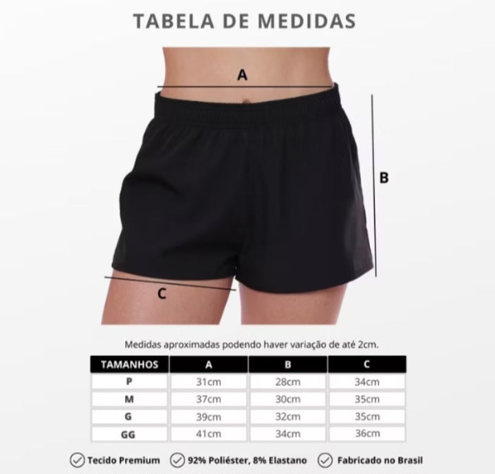 Shorts Feminino Casual | Performance e Academia - K-lande